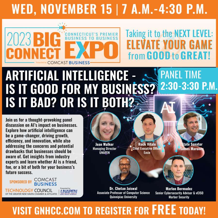 FREE EVENT: Don't Miss the 2023 Big Connect Business Expo in New Haven this Wed Nov 15